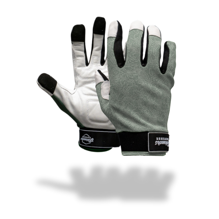 Rugged Guard Leather Gloves  - Topo Map